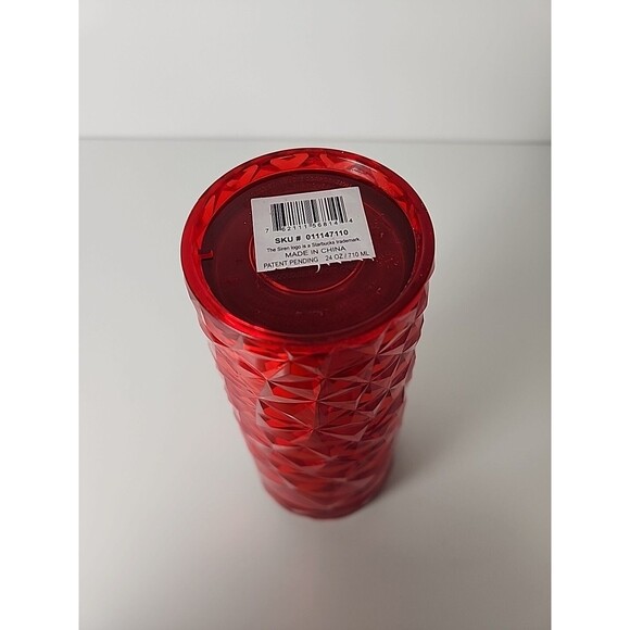 Starbucks Christmas 2023 Red Diamond Prism Crystal Tumbler (Cold Cup) 24oz Venti - Picture 4 of 6